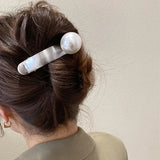 Pearl Metallic Hair Accessories Jewelry Gold/Silver Hairpin