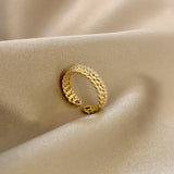 Temperament Rhinestone Zircon Adjustable Ring Girls Party Banquet Jewelry Gift