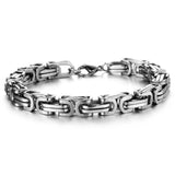 Simple Cuban Chain Men's Bracelet Classic Chain Men's Jewelry