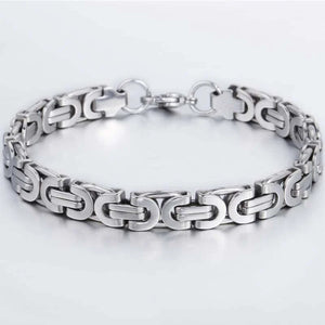 Simple Cuban Chain Men's Bracelet Classic Chain Men's Jewelry