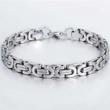 Simple Cuban Chain Men's Bracelet Classic Chain Men's Jewelry