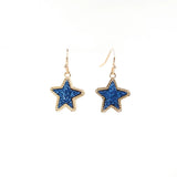 Faux Dancing Star Resin Druzy Necklaces for Women Pendants