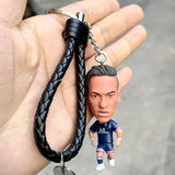 Soccer Fan Star Doll Pendant Keychain