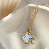 South Korea Baroque Pearl Necklace Contracted Classic Unusual
