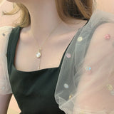 South Korea Baroque Pearl Necklace Contracted Classic Unusual