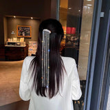 Korean Full Drill Horsetail Clip Tassel Retro Hair Clips