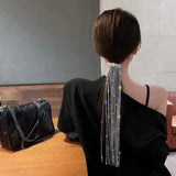 Korean Full Drill Horsetail Clip Tassel Retro Hair Clips