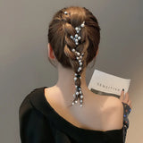 Korean Baroque Pearl Tassels Hairpin Butterfly Hair Accessories