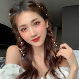 Korean Baroque Pearl Tassels Hairpin Butterfly Hair Accessories