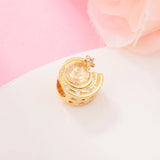 Sparkling Shooting Star Charm 925 Sterling Silver Beads for Women