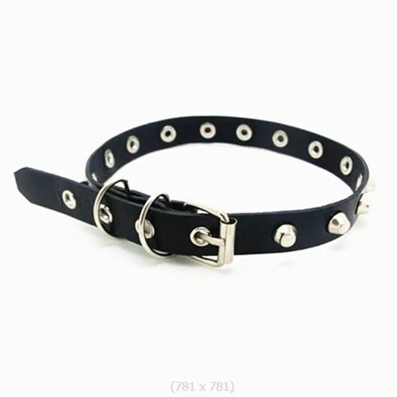 Spike Choker Punk Collar Studded Rivets Chocker Necklace