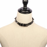 Spike Choker Punk Collar Studded Rivets Chocker Necklace