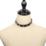 Spike Choker Punk Collar Studded Rivets Chocker Necklace