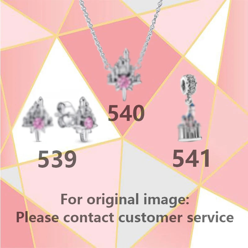 S925 Sterling Silver Pink CZ Wishing Star Jewelry