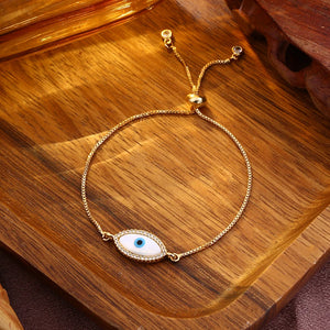Stainless Steel Devil's Eye Bracelet