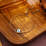 Stainless Steel Devil's Eye Bracelet