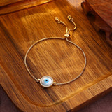 Stainless Steel Devil's Eye Bracelet