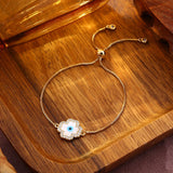 Stainless Steel Devil's Eye Bracelet