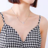 Stainless Steel Waterproof Star OT Buckle Necklace for Women Girl
