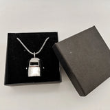 Men's Stainless Steel Hip Hop Welder Mask Pendant Necklace