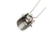 Men's Stainless Steel Hip Hop Welder Mask Pendant Necklace