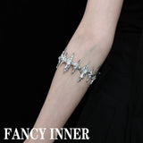 Moonstone Silver Metal Bracelet for Women