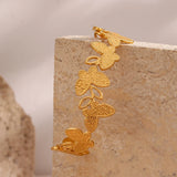 Butterfly Cuff Bracelet Stainless Steel Bangle