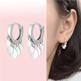 Heart and Conch Shell Earrings for Women - Sterling Silver 925 Earring