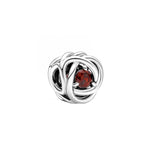 Sterling Silver Bead for December Birthstone Jewelry