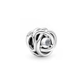 925 Silver Woven Hollow December Beads Classic Diy Jewelry