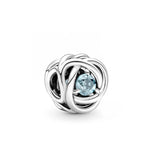 925 Silver Woven Hollow December Beads Classic Diy Jewelry