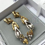 Skull Pendant Ghost Hand Earrings for Party Wedding
