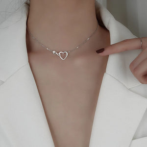 Heart-shaped Pendant Necklace for Women - Clavicle Chain Jewelry