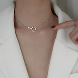 Heart-shaped Pendant Necklace for Women - Clavicle Chain Jewelry