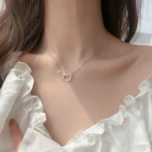 Heart-shaped Pendant Necklace for Women - Clavicle Chain Jewelry
