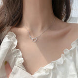 Heart-shaped Pendant Necklace for Women - Clavicle Chain Jewelry