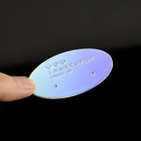 Elegant Laser Silver Specialty Paper Earrings Display Cards 50pcs/lot