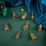 Mini Copper Brass Bell Keychain