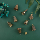 Mini Copper Brass Bell Keychain