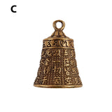 Mini Copper Brass Bell Keychain