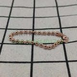 925 Silver Rose Key Heart Lock Bracelet DIY Jewelry