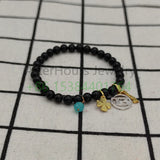 925 Silver Heart Pearl Bracelet DIY Jewelry