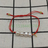 925 Silver Heart Pearl Bracelet DIY Jewelry