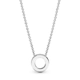 Summer 925 Silver Pav? Circle Necklace for Women Jewelry Gift