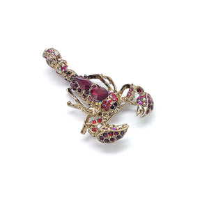 3D Scorpion Brooch Clothing Accessory Fine Jewelry
