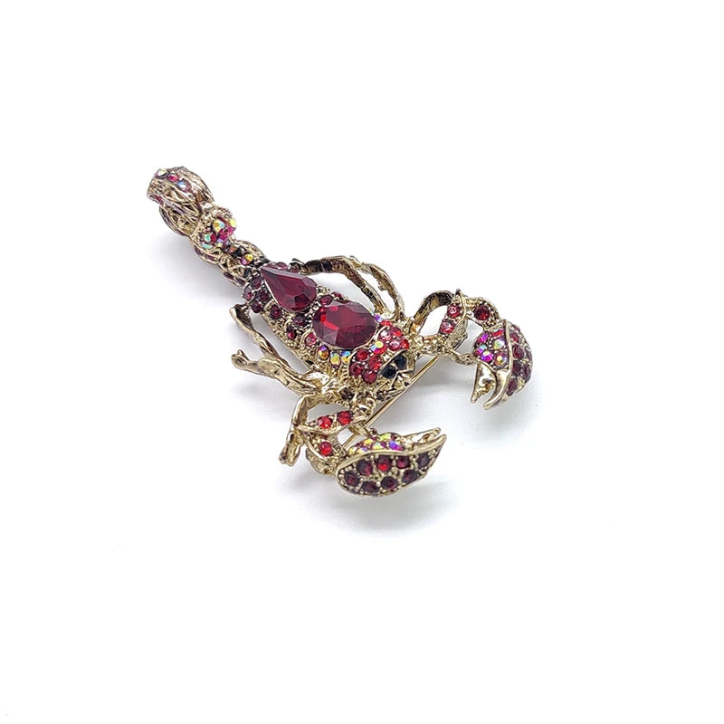 3D Scorpion Brooch Clothing Accessory Fine Jewelry