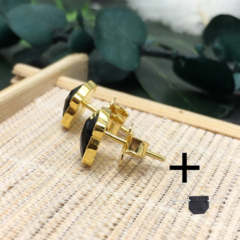 925 Silver Spain Bear Zircon Earrings Gift