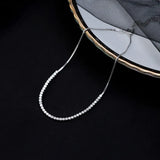 925 Silver Sparkling Diamond Anklet for Women Wedding Gift