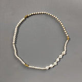 Natural Pearl Bracelet Gold-color Beads Freshwater Pearl Beaded Sets