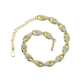 5mm Cuban Chain Bracelet Classic Brass Men Women Jewelry